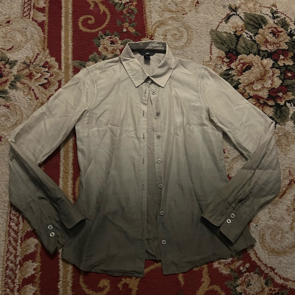 H&M Men's Beige Ombre Shirt Jacket